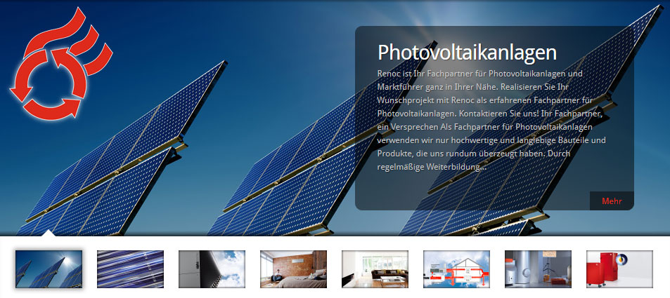 Renoc Fachpartner für Photovoltaik, Solar, Wärme und Klima